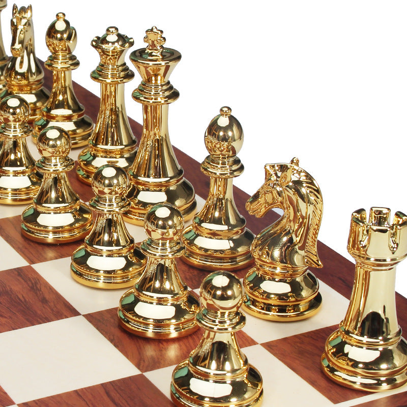 High end international chess set folding chessboard gift chess pieces children's chess pieces Western chess