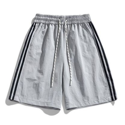 American Vintage Stripe Sports Shorts Men