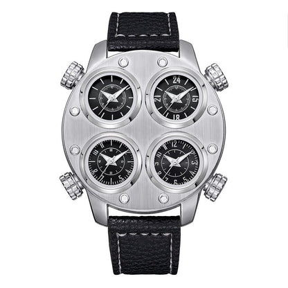 Mens Large-dial Quartz Watch