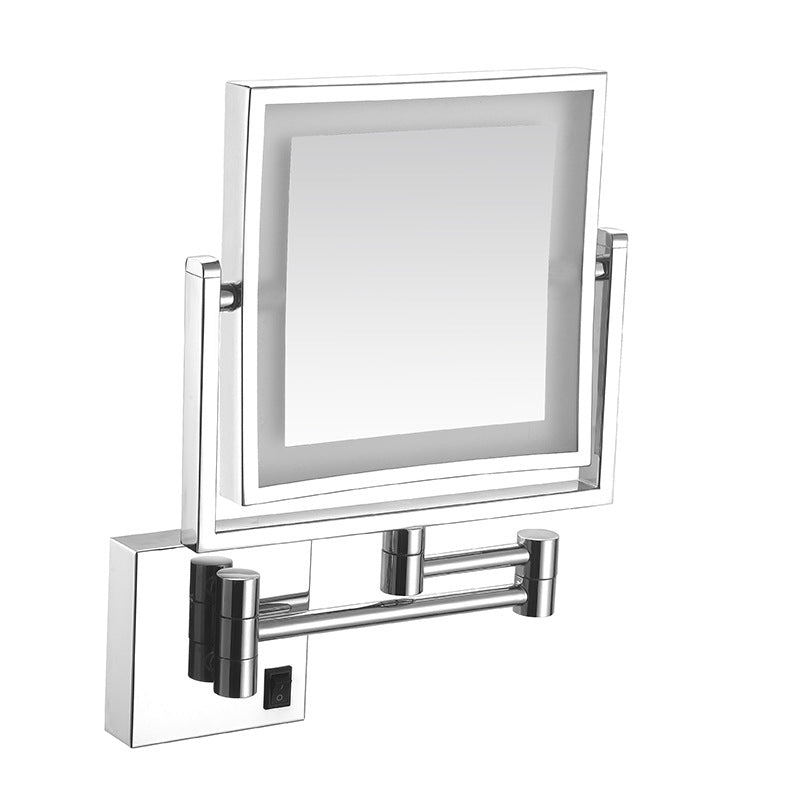 Four-sided Double-sided LED Makeup Mirror With Lights Foldable Extendable Single-sided Mirror