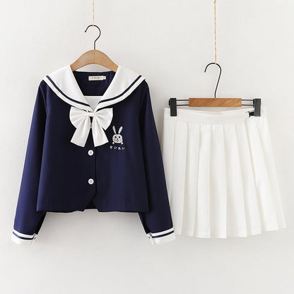 Japanese Lolita Kawaii White Shirts Women Cute Rabbit Bunny