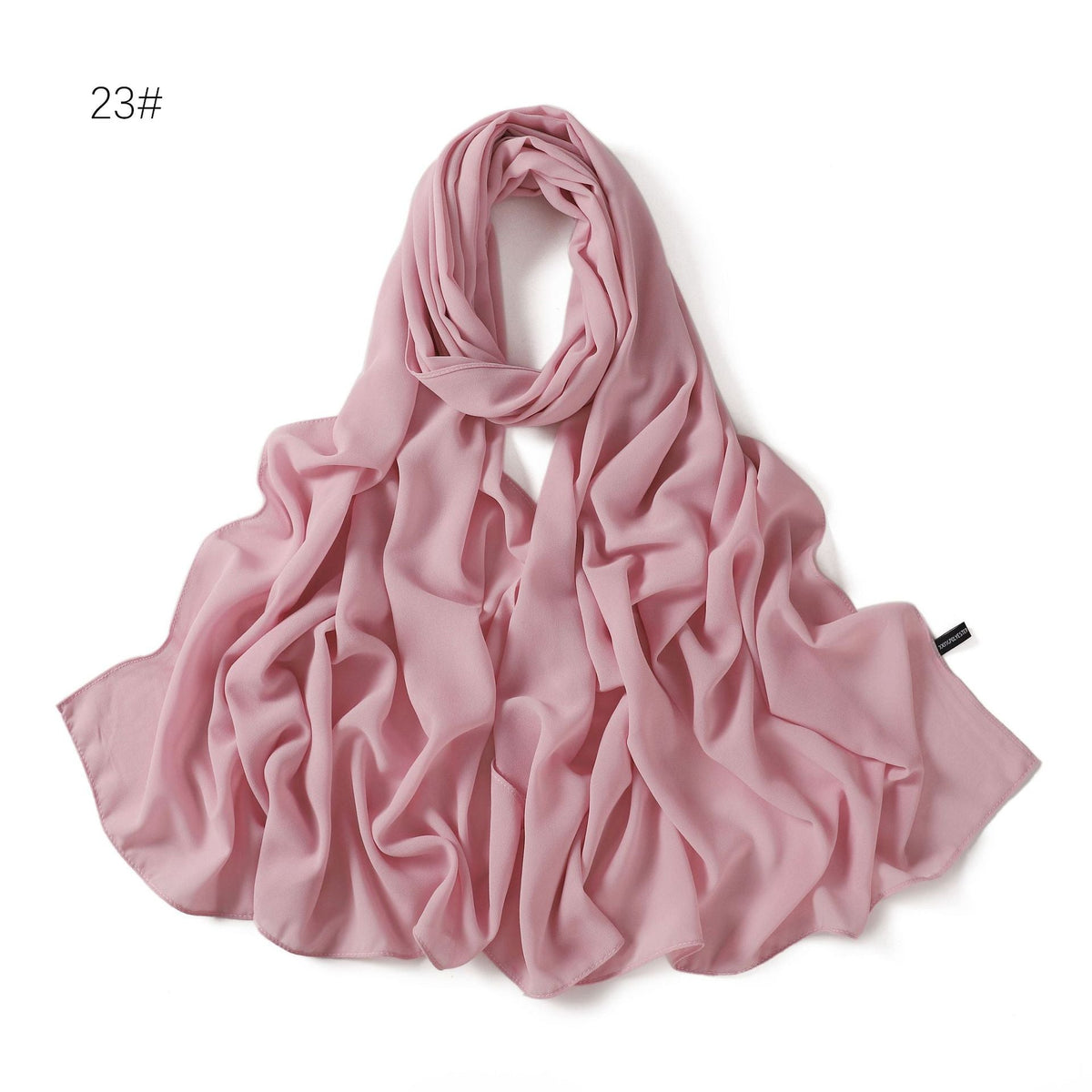 Soft Draping Solid-color Scarf For Women