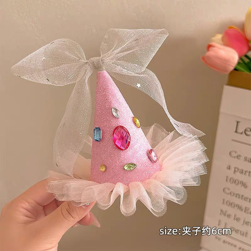 Cherry Cake Style Lace Hair Clip
