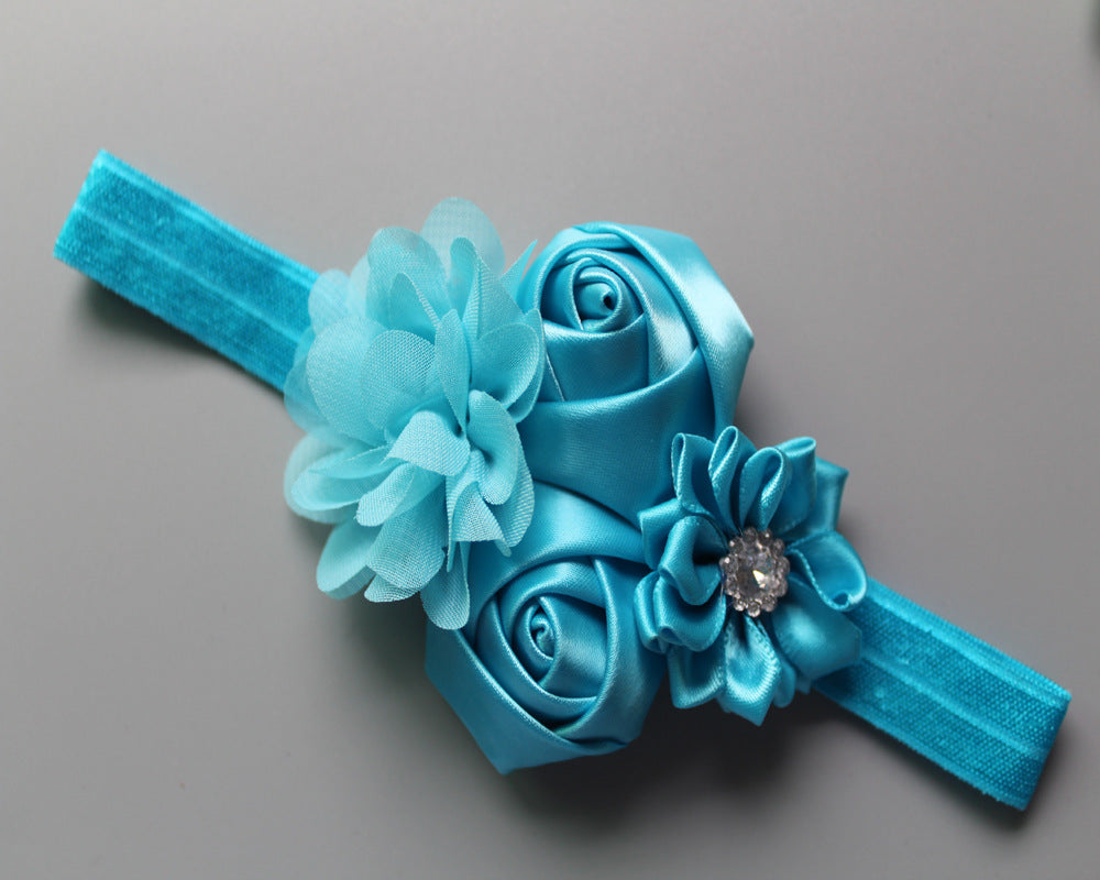 Children's Chiffon Rose Elastic Hair Band
