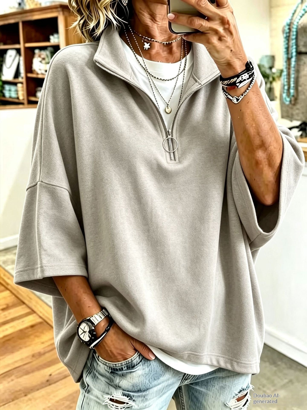 Women's Crew-neck Sweatshirt