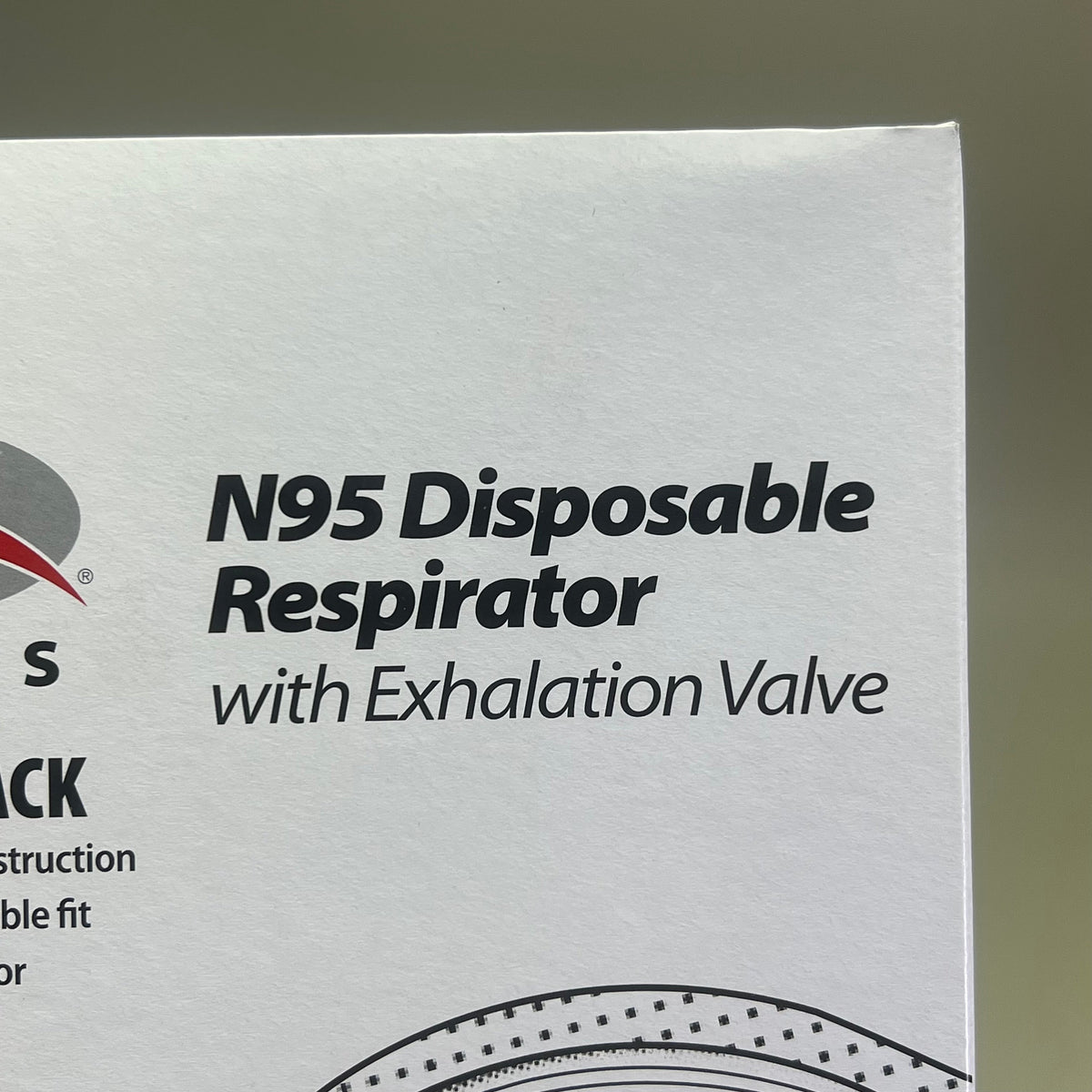 AEGIS (2 PACK, 10 per Box) N95 Disposable Respirator & Exhalation Valve 152625