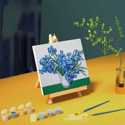 Relief Van Gogh's Irises DIY 3D Oil Painting Kit