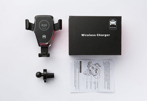 Apple Compatible Car Qi Wireless Charger 18W Fast Charging
