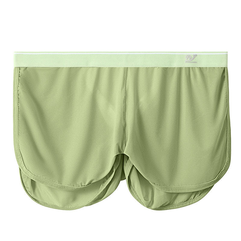 Ice Silk Mesh Pajama Pants Quick-drying Sports Fitness Hip Lifting Men's Shorts