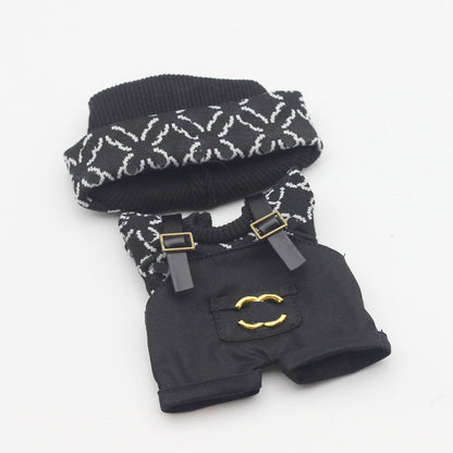 17cm Labubu First and Second Generation Blind Box 10cm Cotton Crying Doll Clothes Knitted Printed Hat