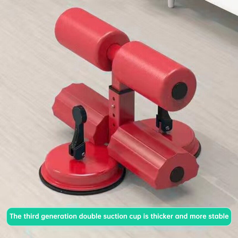 Portable Self-Suction Sit-up Bar Abdominal Core Trainer Movement Auxiliary Device Adjustable Sit Up Assistant