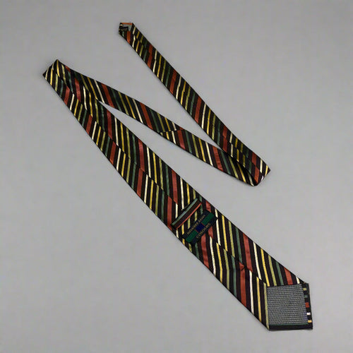 ALEXANDER JULIAN COLOURS 100% Polyester Stripe Design 60" Brown/Multicolor