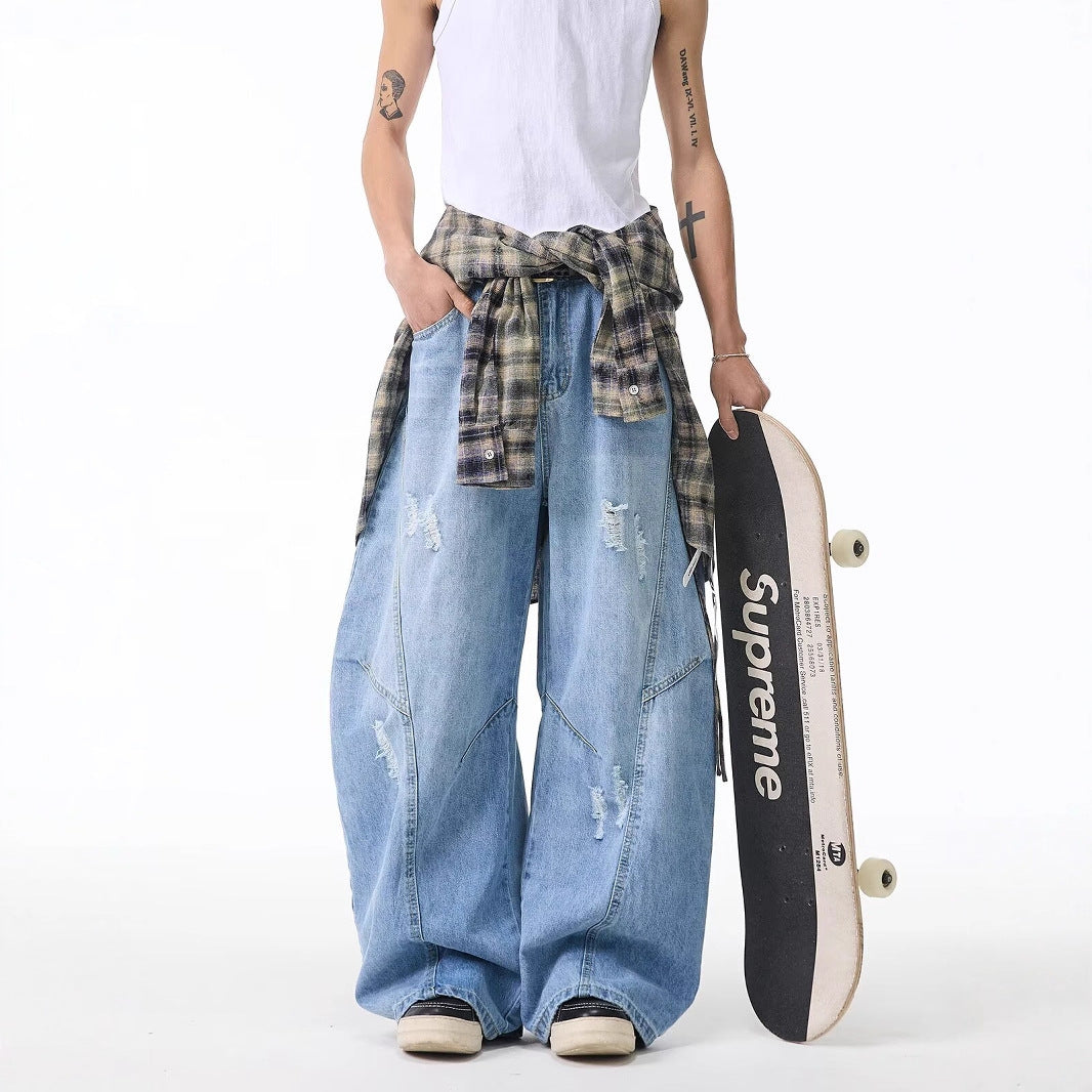 American-style Vintage Bootcut Jeans Mens New Style