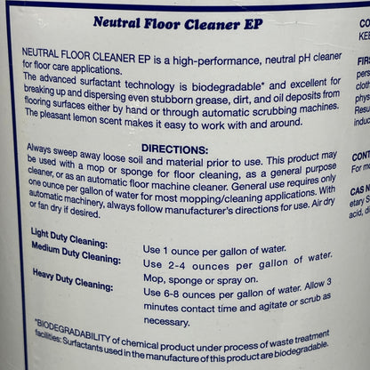 MISTY 4PK Neutral Floor Cleaner EP B01804