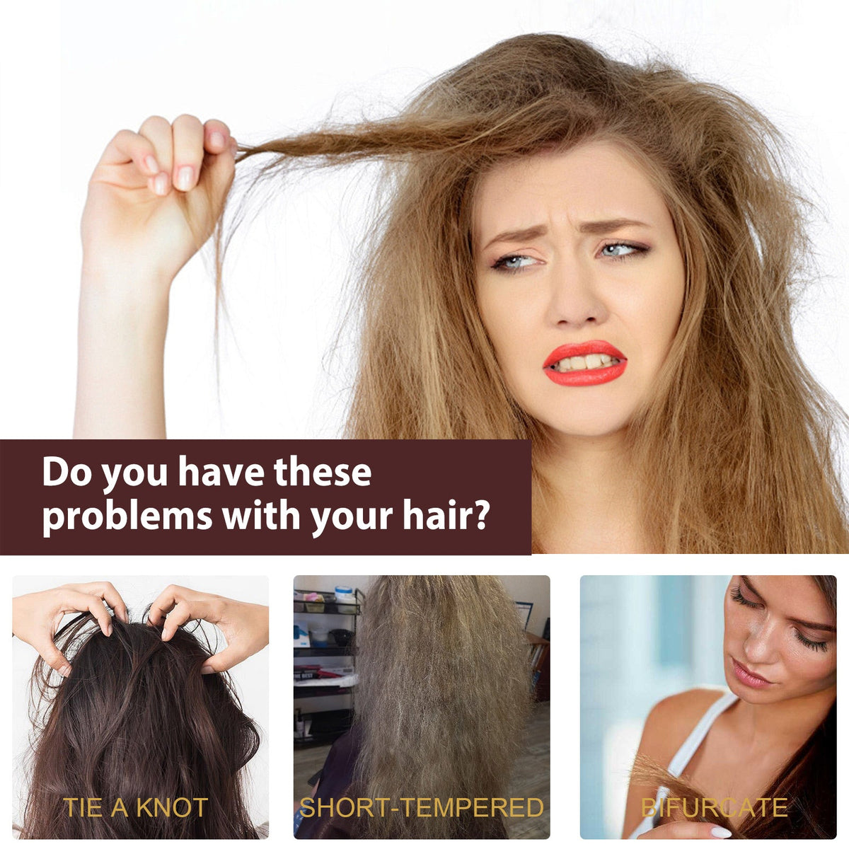 Maca Essence Oil, Moisturize Dry Hair Tail Dry Fragrance Strong And Smooth Hair Care