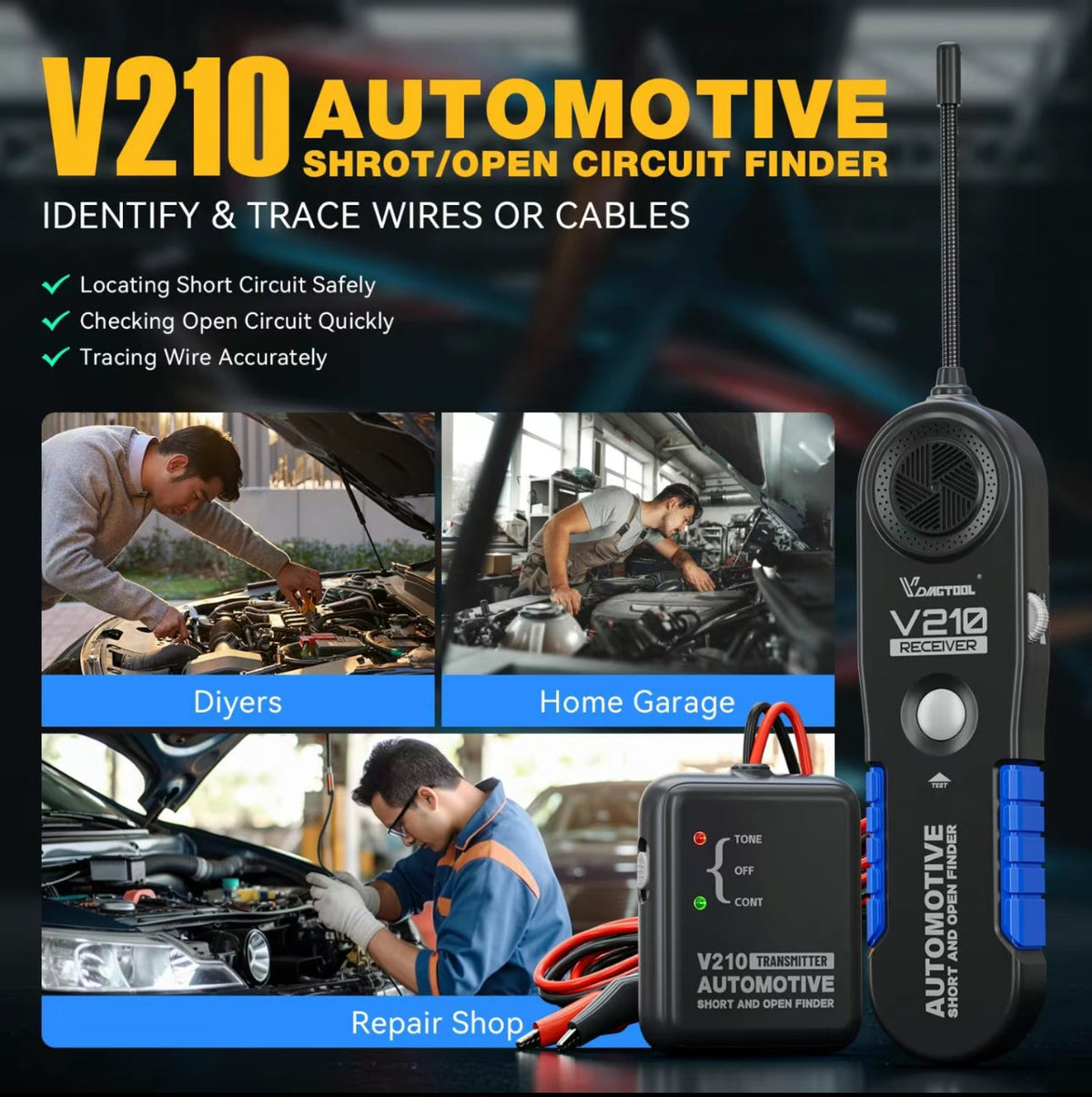 CircuitHunt V210 Tester