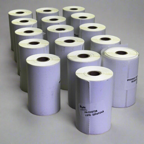 PDC (16 Rolls) Printer Labels Dir Therm 4" x 4-1/2" White PDCCC8728