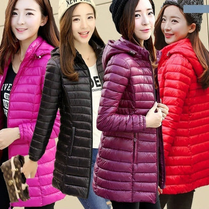 Womens Stylish Casual Slim-fit Cotton-padded Jacket