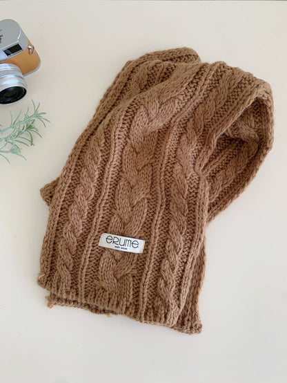 Herringbone Knit Scarf For Women