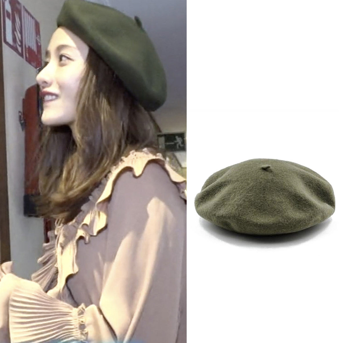 Retro Oversized Woolen Hat For Painters Perfect For Fall And Winter