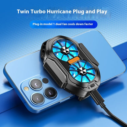 FS01 Twin Fan Air-cooled Charging Mobile Phone Radiator