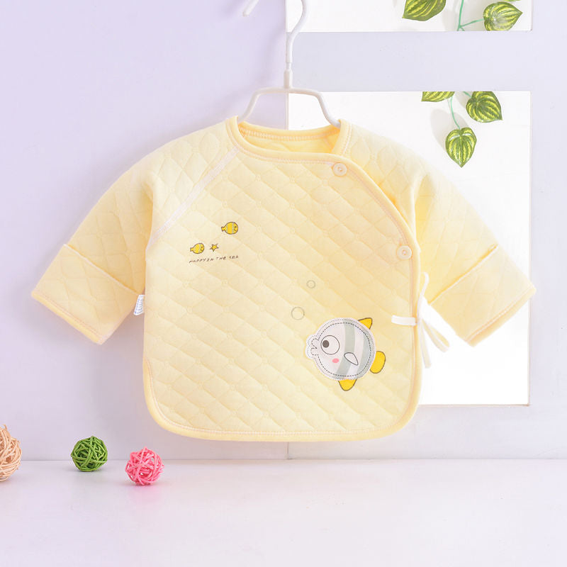 Newborn Baby Clothes Pure Cotton Warm Top