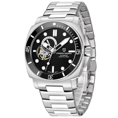 Fully Automatic Mechanical Watch With Luminous Display And Water Resistance For Men
