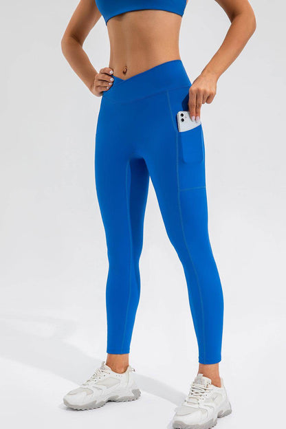 High Waist Active Leggings with Pockets for Women