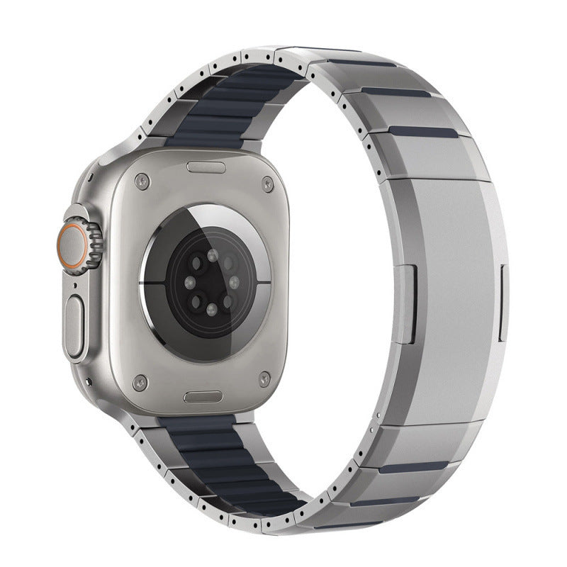 Watch Stainless Steel Band Sports Wristband Curved Two-tone