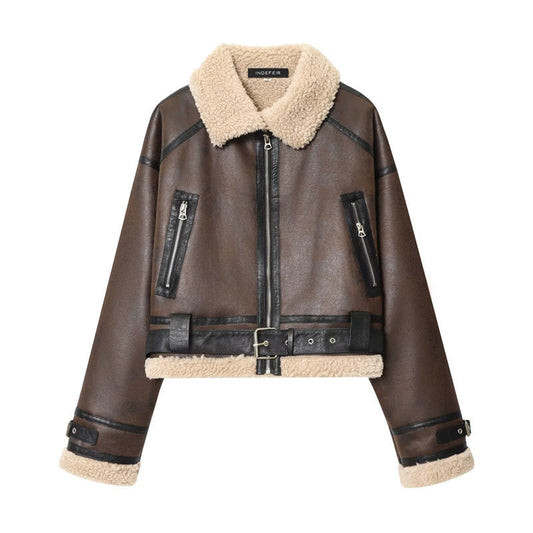 Women's Street Fashion Reversible Short Jacket