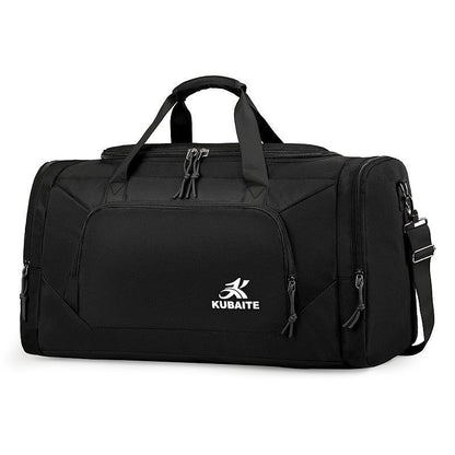 Multifunctional Solid-color Gym Bag With Large Capacity And Dry-wet Separation