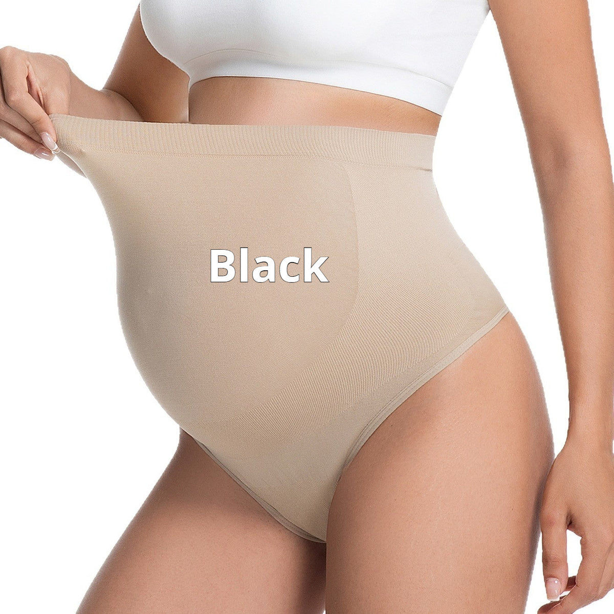 High-waisted Seamless Maternity Underwear For Pregnancy