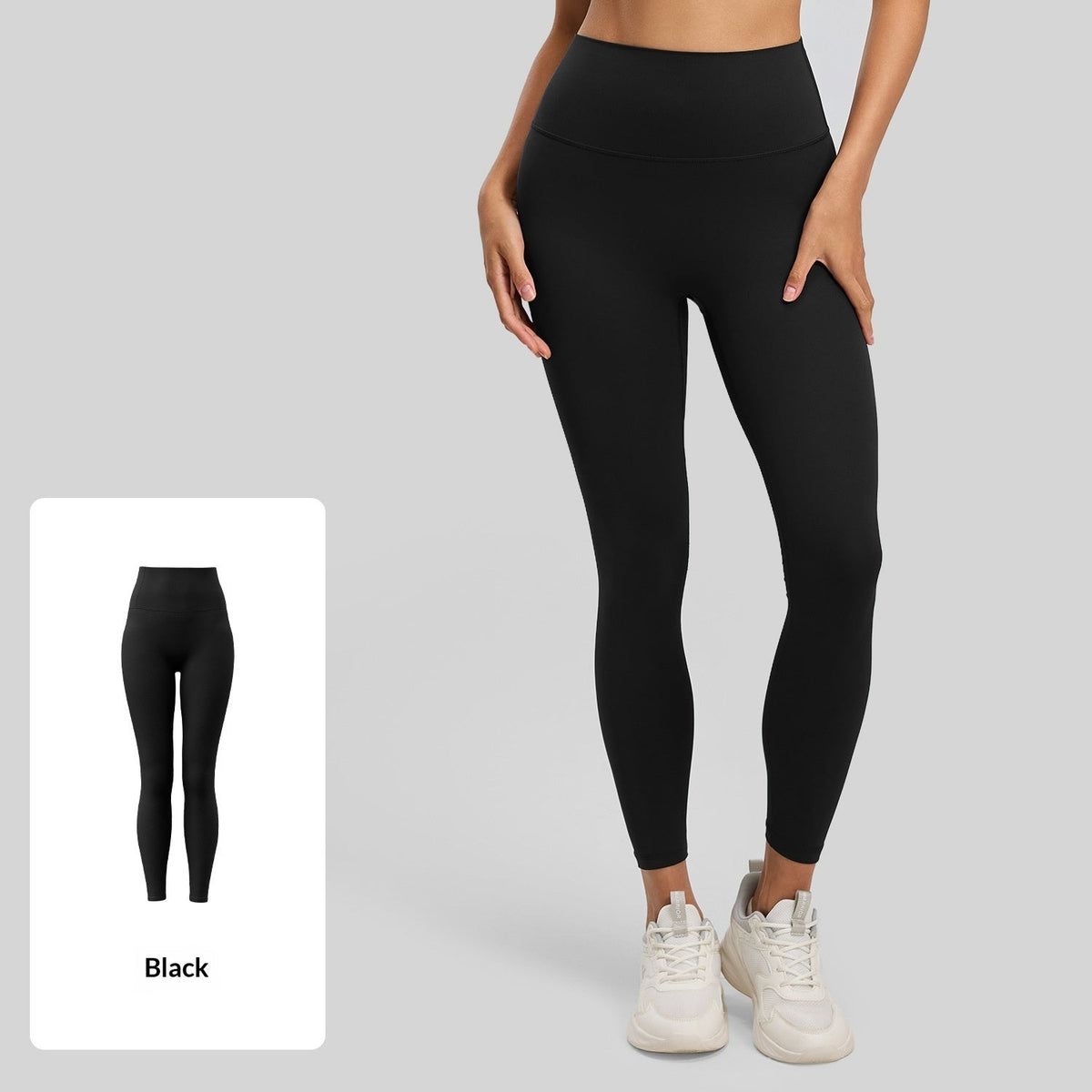 New Double-sided Bare-feel Yoga Pantsno Awkwardness