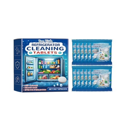 Refrigerator Cleaning Effervescent Tablet Kitchen Refrigerator Cleaning Anti-Oil Anti-Odor Multi-Purpose Cleaning Tablet