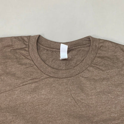 BELLA + CANVAS (12-PACK) Unisex Crewneck Short Sleeve Tees Sz S Heather Brown (New)