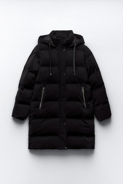 Cotton Jacket Hooded Slim Fit Slimming And Warm Long Bread Coat