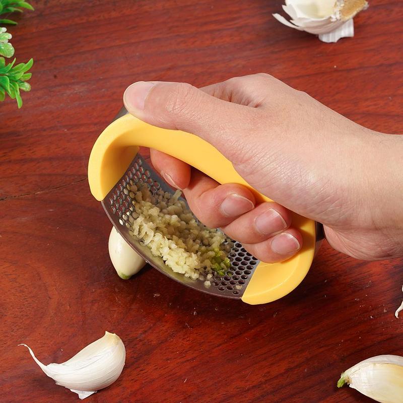 Stainless Steel Garlic Masher Press Kitchen Tool