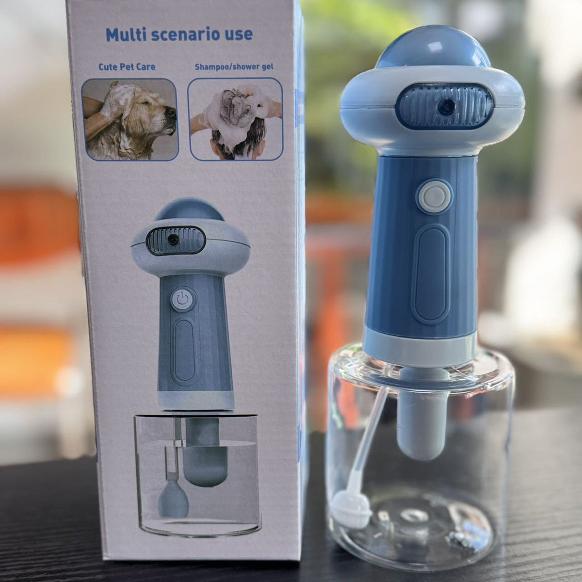 Pet Cleaning Bathing Automatic Pet Shower Foaming Machine Cat Dog Bath Solution Foaming Machine Electric Bubble Machine