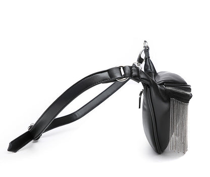Women's tassel waist bag