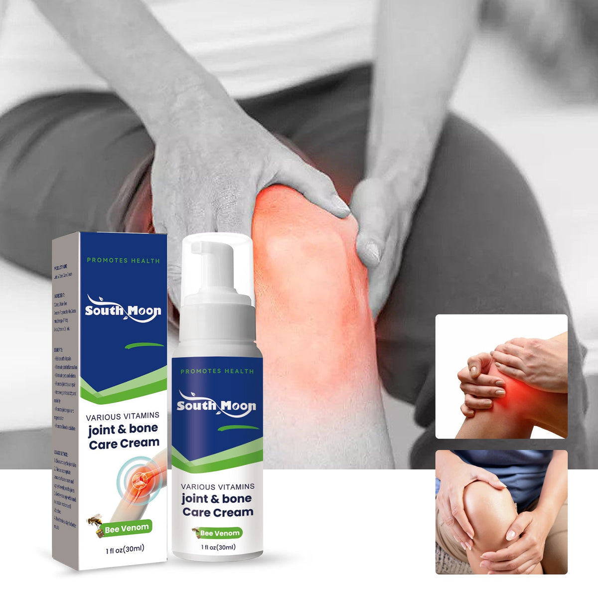 Various Vitamins Joint & Bone Care Cream, Wrist Leg Bend Joint Shoulder Neck Sinew Massage To Relieve Soreness Cream