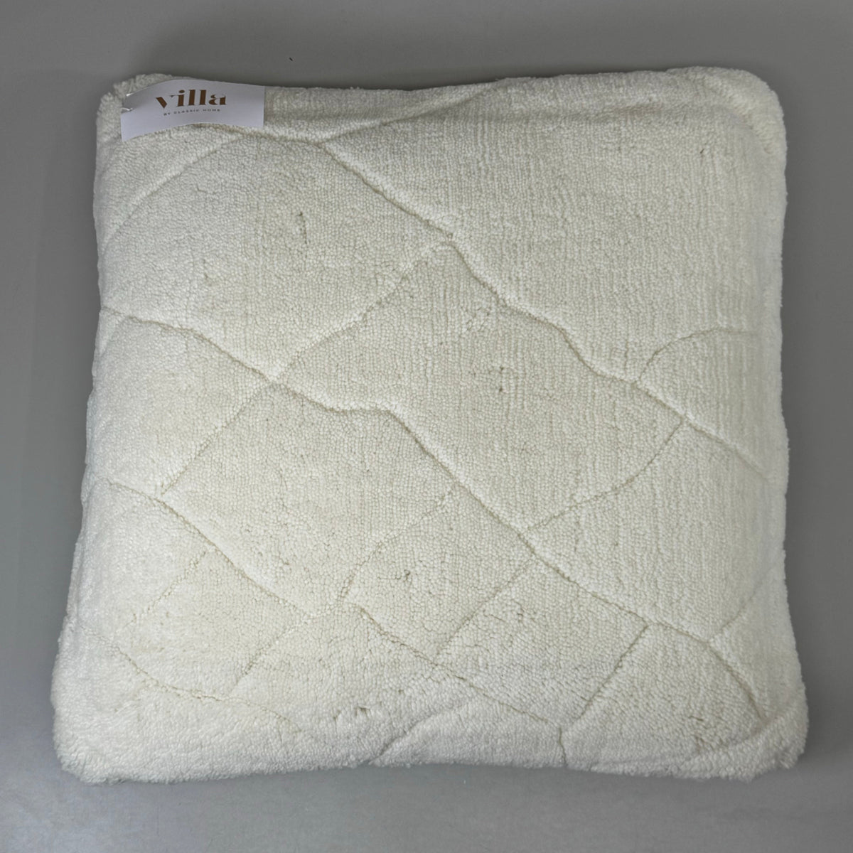 VILLA 22"x22" RN Mercer Decorative Throw Pillow in Ivory
