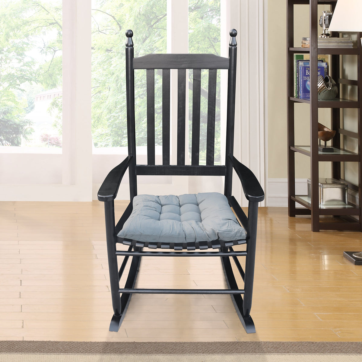 wooden porch rocker chair BLACK