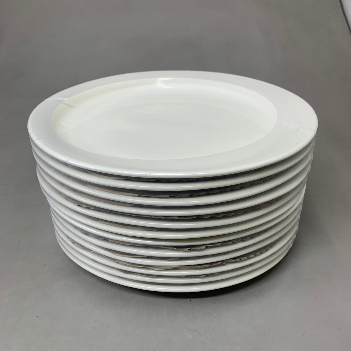 TUXTON (12 Pack) Ceramic Oval Platter Nevada Collection Oven Safe 13-1/4" Eggshell TNR-014