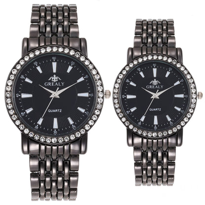 Mens And Womens Quartz Dress Couple Watches Business Gift