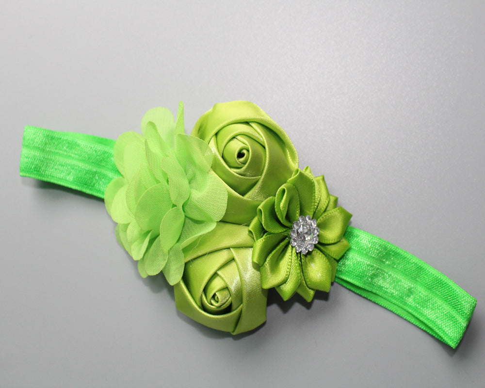 Children's Chiffon Rose Elastic Hair Band