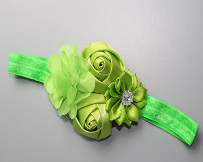 Children's Chiffon Rose Elastic Hair Band