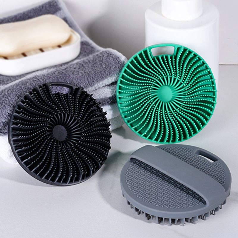 Handheld Shower Bath Brush Home Silicone Bath Tools