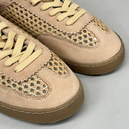 KENNETH COLE Sam Raffia Mesh Sneaker Women's Sz 9 Natural Mesh KL23SAM07