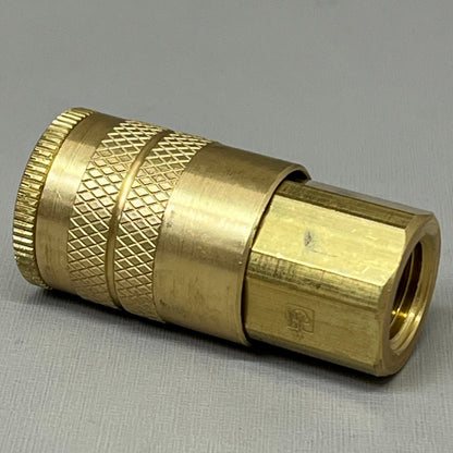 PARKER (2 PACK) Industrial Brass Quick Connect Air Couplers w/Female Threads B23