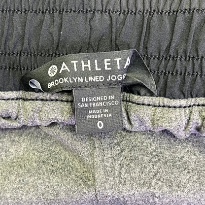 ATHLETA Brooklyn Lined Mid Rise Jogger Regular Length Women's Sz 0 Black